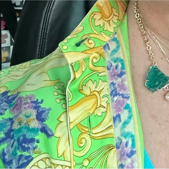 Gianni Versace silk shirt vintage - Picture 7 of 8